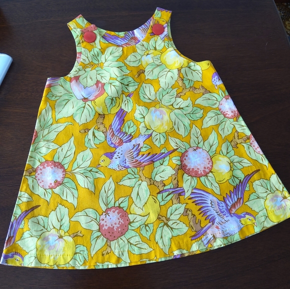 12 months -3 years old red thread dress - Picture 3 of 4